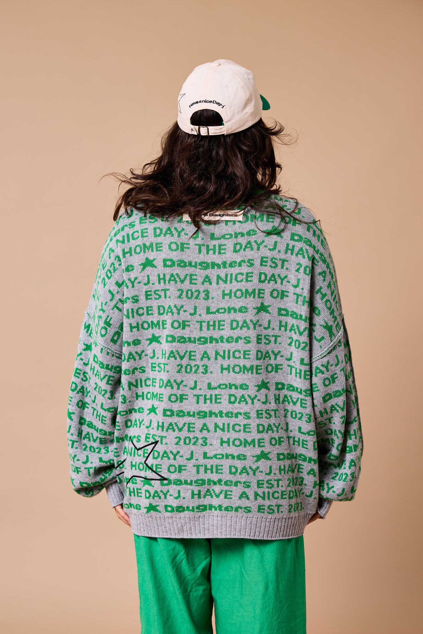 Back Chat Jumper - Ash Grey