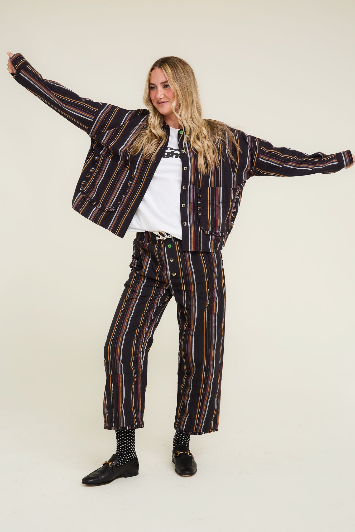 City Boy Stripe Day-j Set