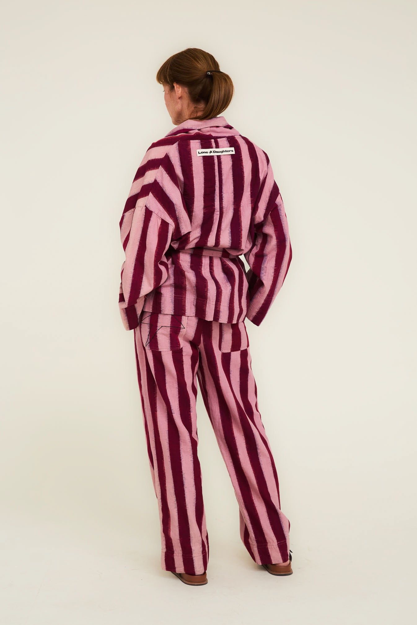 Big Top Stripe Wrap Star Day-j Set - Bordeaux