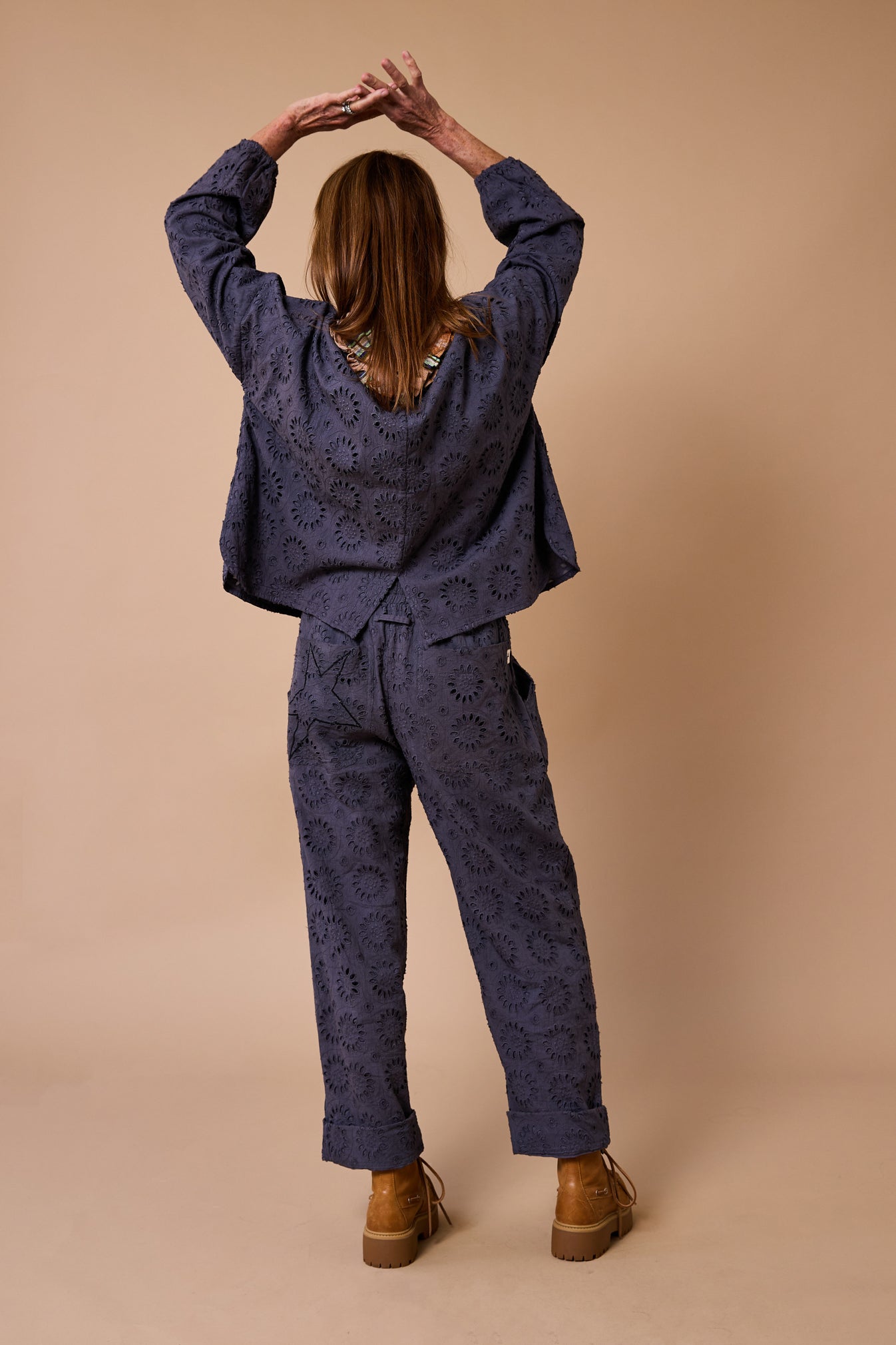 Phoenix Lace Day-j Set - Pewter