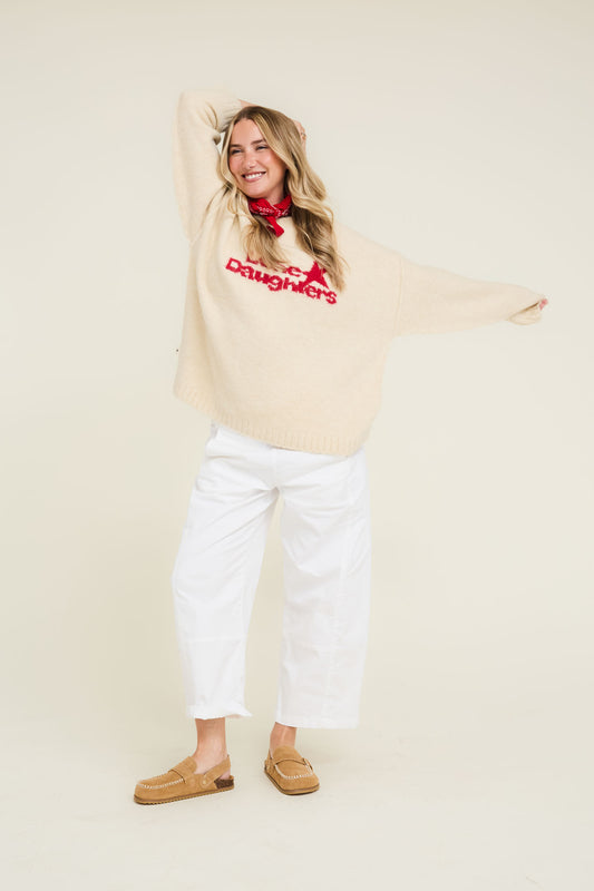 Daughters Club Bumper Jumper - Vintage Cream