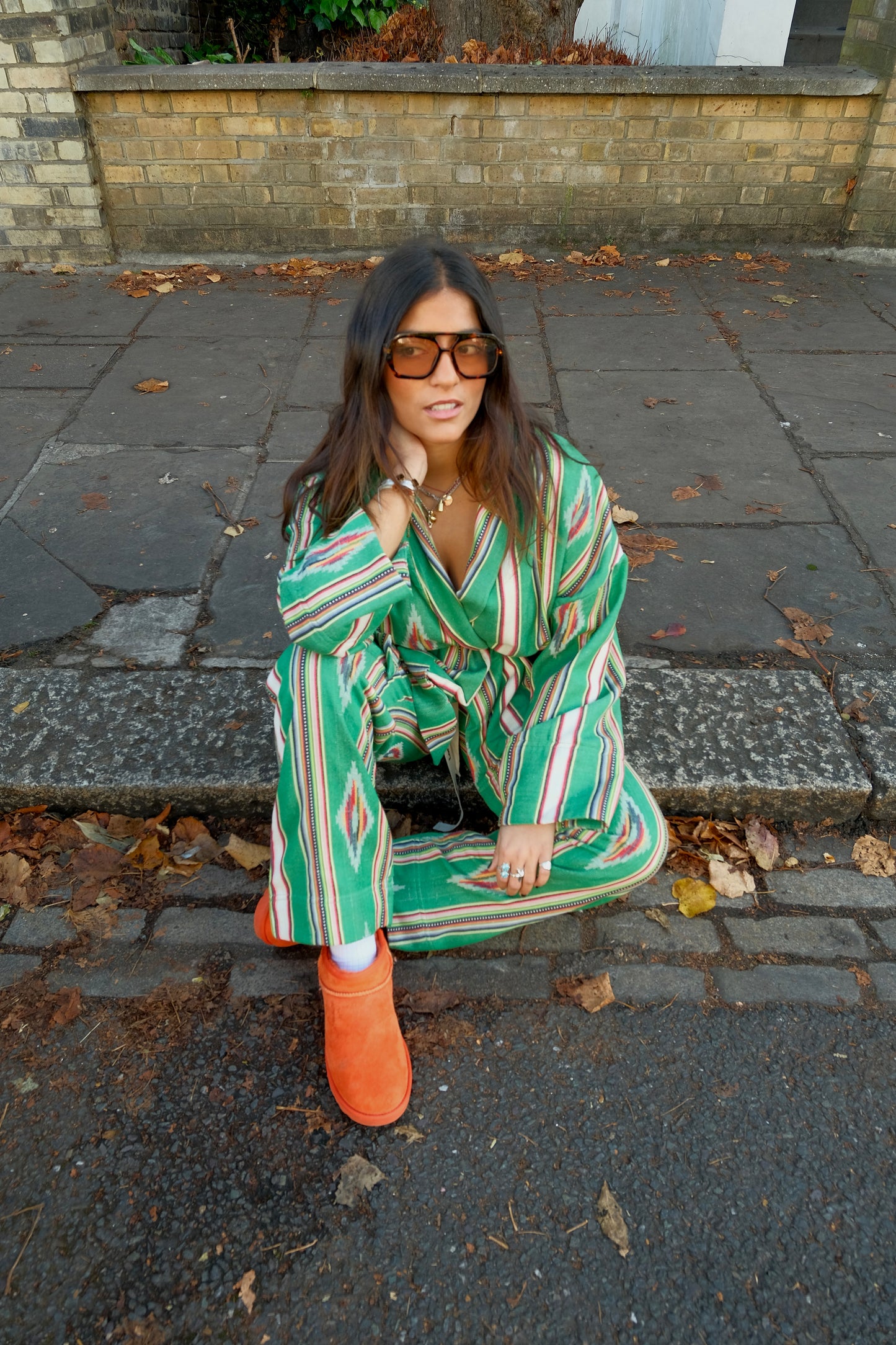 Joshua Tree Wrap Star Day-j Set - Seaweed