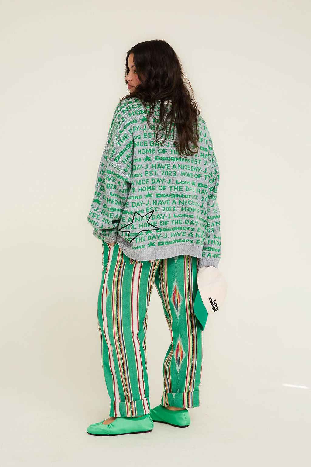 Back Chat Jumper - Ash Grey