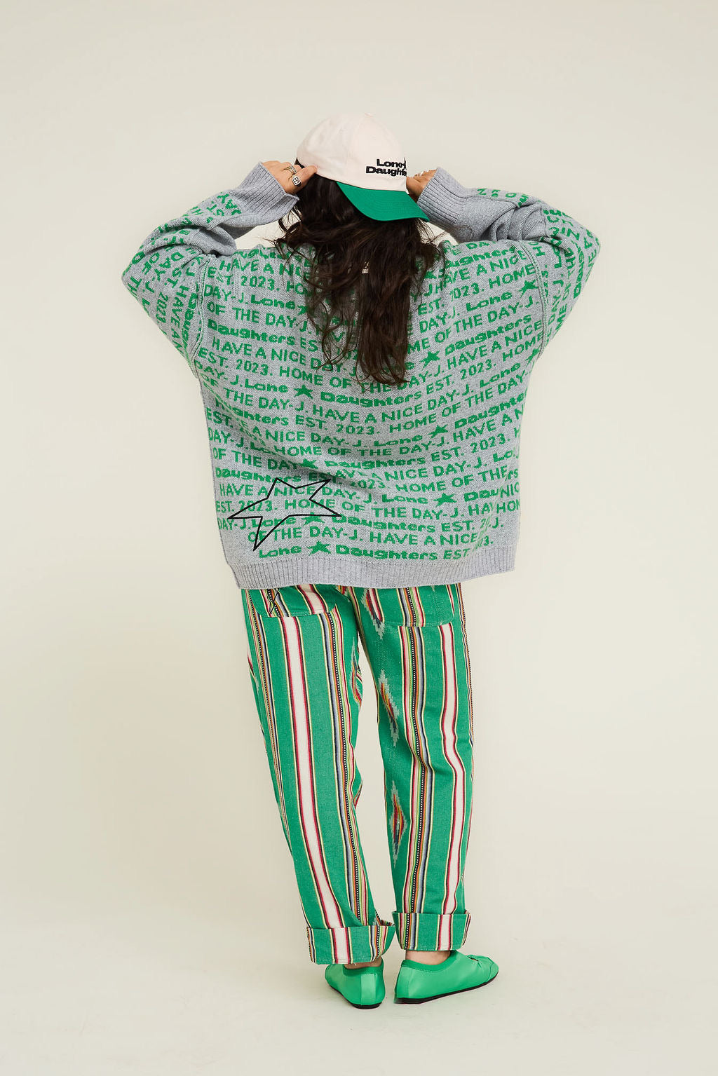 Back Chat Jumper - Ash Grey