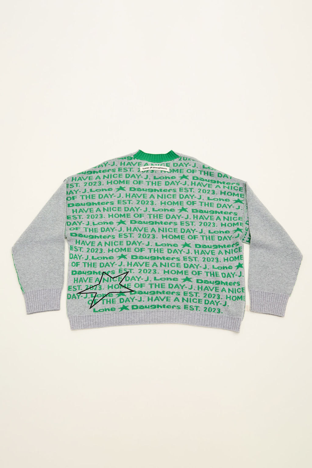 Back Chat Jumper - Ash Grey