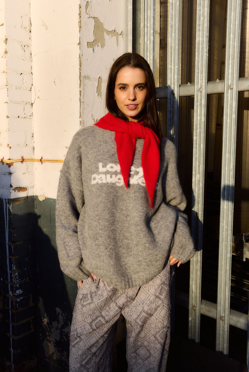 Daughters Club Bumper Jumper - Ash Grey