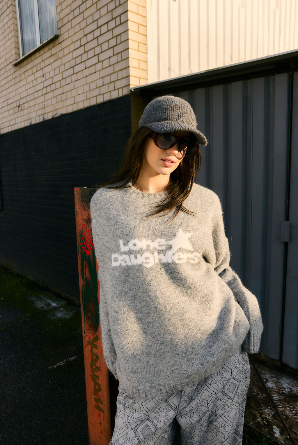 Daughters Club Bumper Jumper - Ash Grey