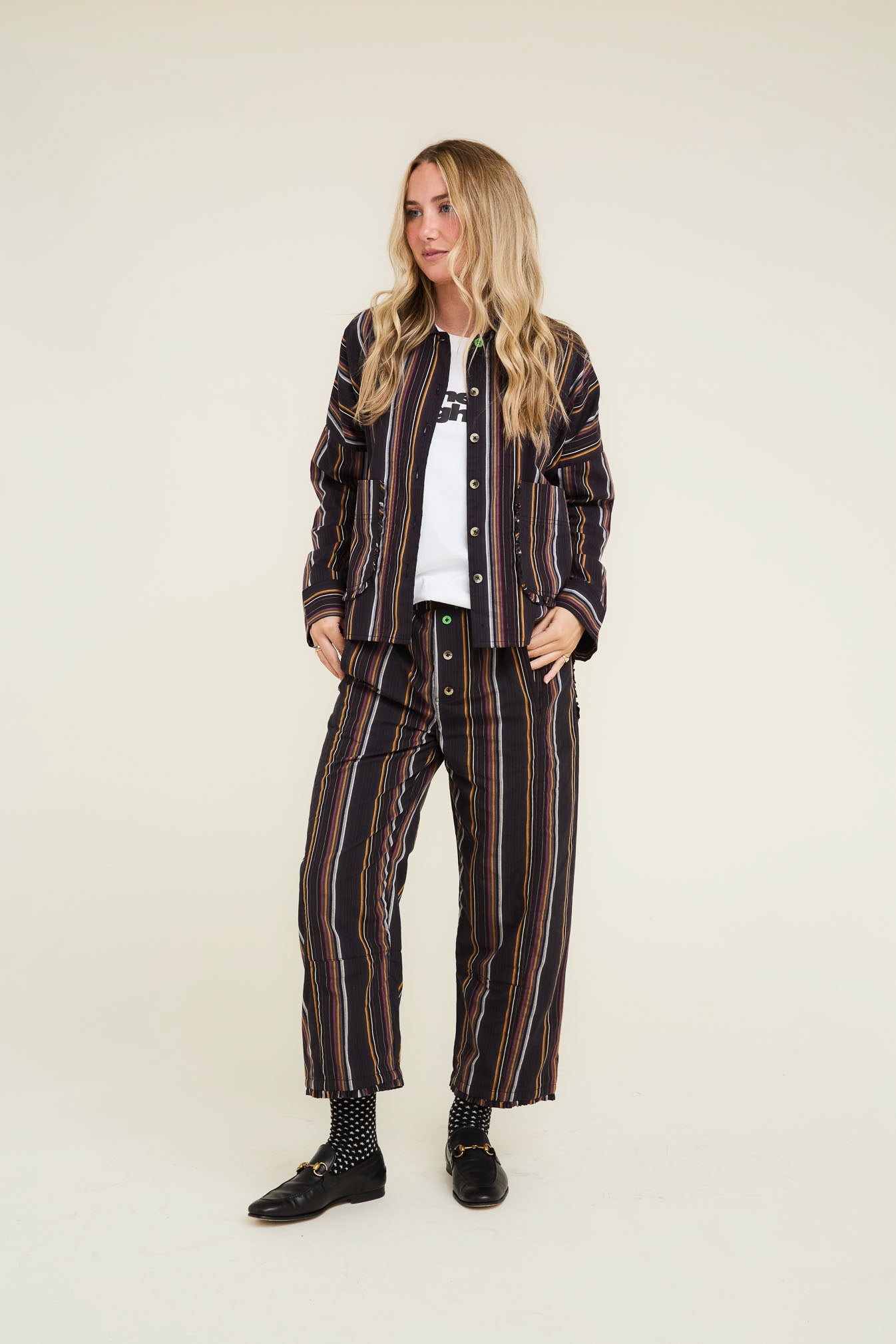 City Boy Stripe Day-j Set