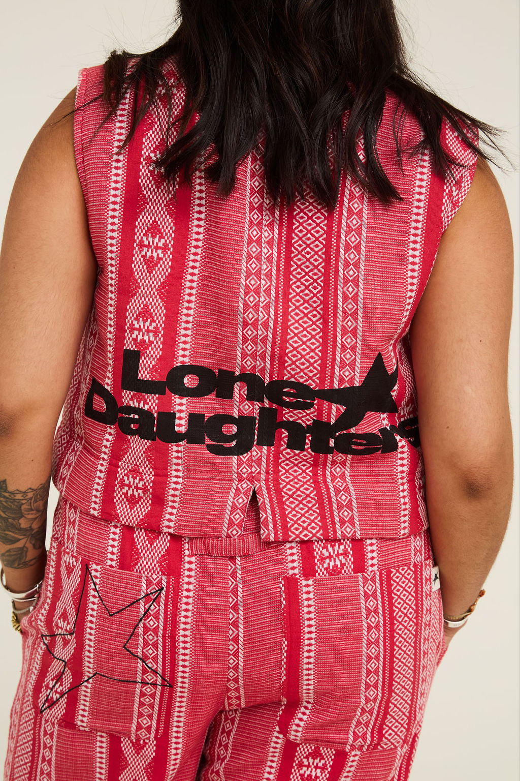 Chilli Dipper Monty Gilet Day-j Set - Lollipop