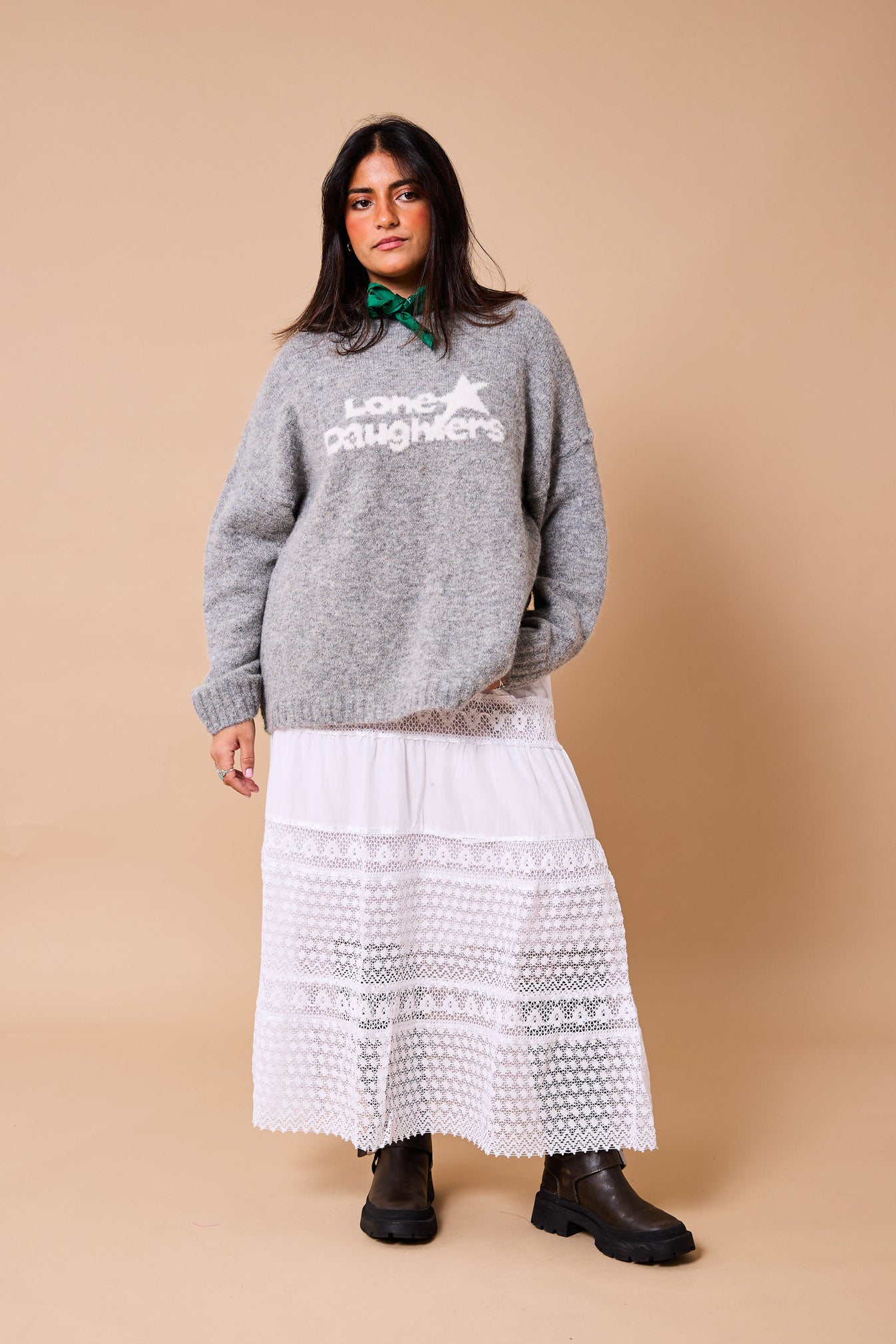 Daughters Club Bumper Jumper - Ash Grey