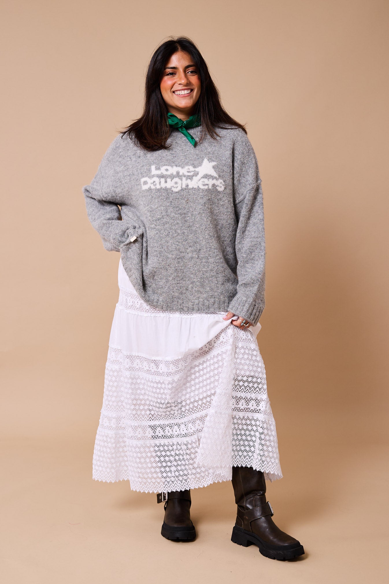 Daughters Club Bumper Jumper - Ash Grey