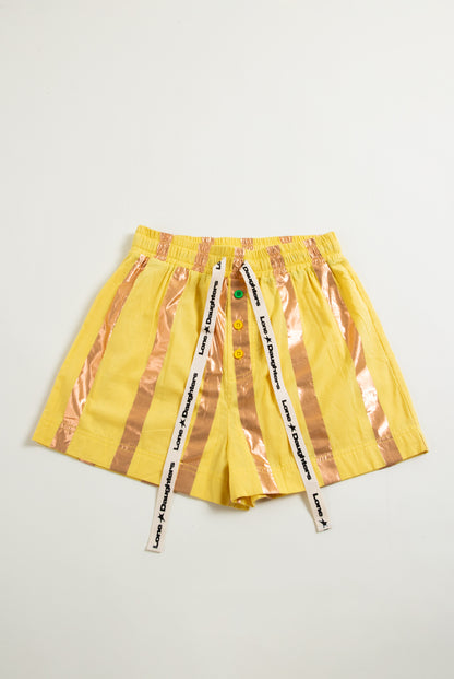 Goddess Stripe Short Day-j - Limoncello