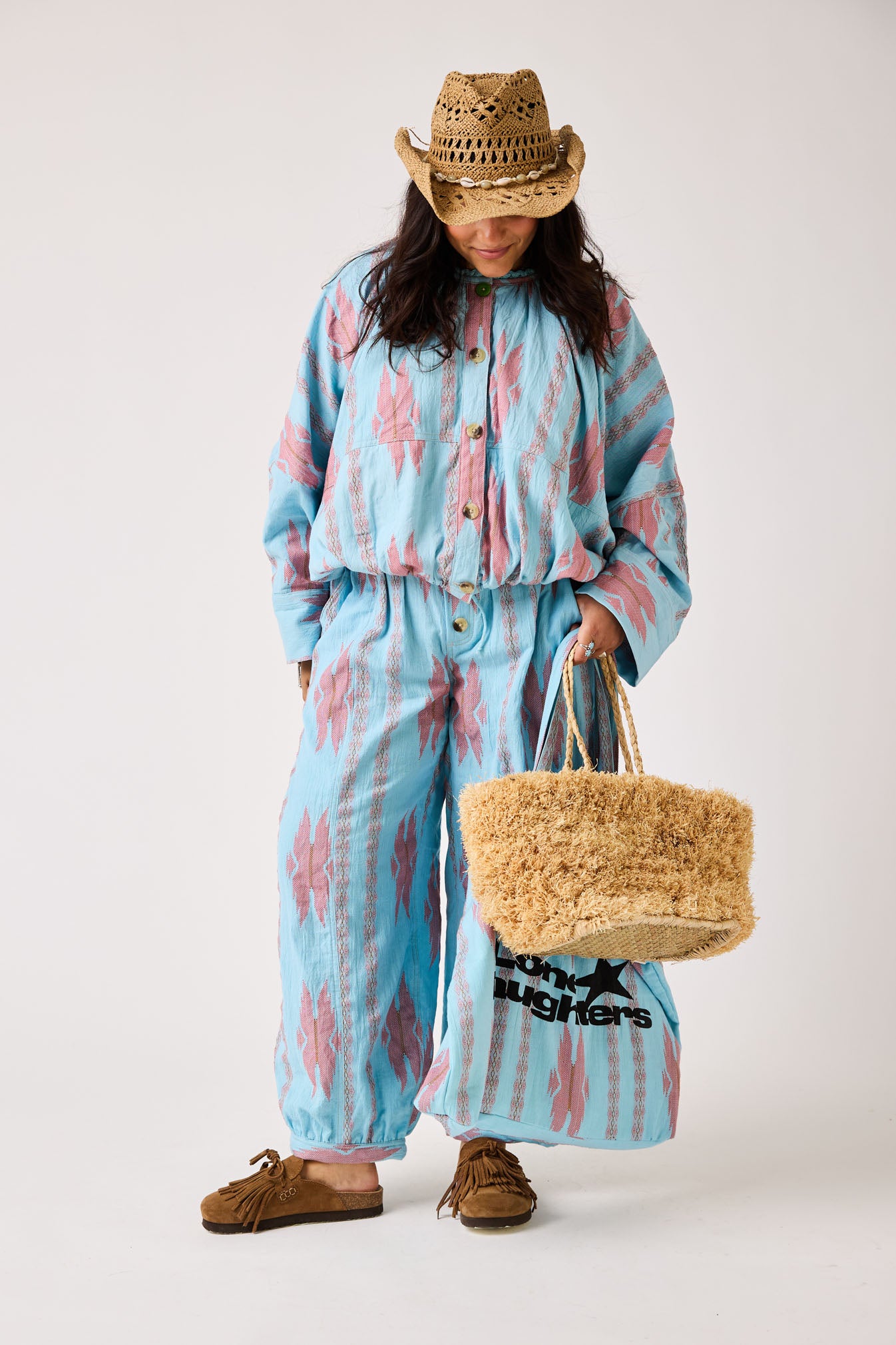 Nevada Desert Blue Shopper Tote Bag