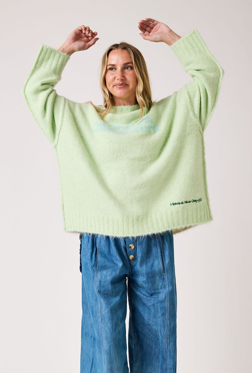 Daughters Club Bumper Jumper - Sherbet Green