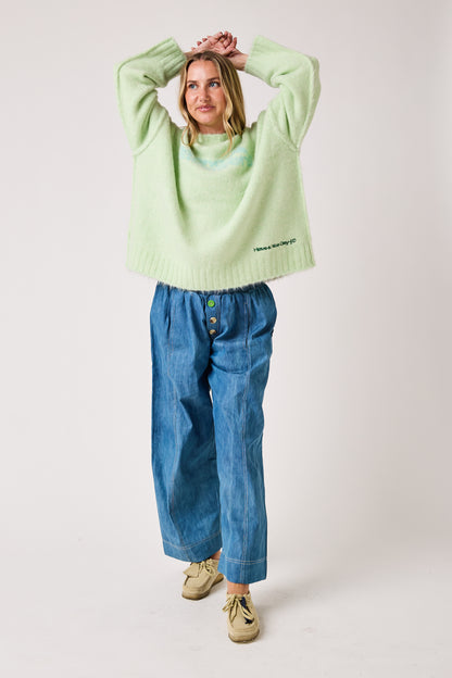 Daughters Club Bumper Jumper - Sherbet Green