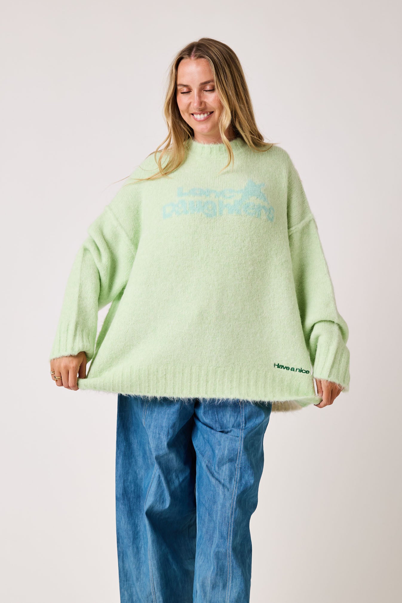 Daughters Club Bumper Jumper - Sherbet Green