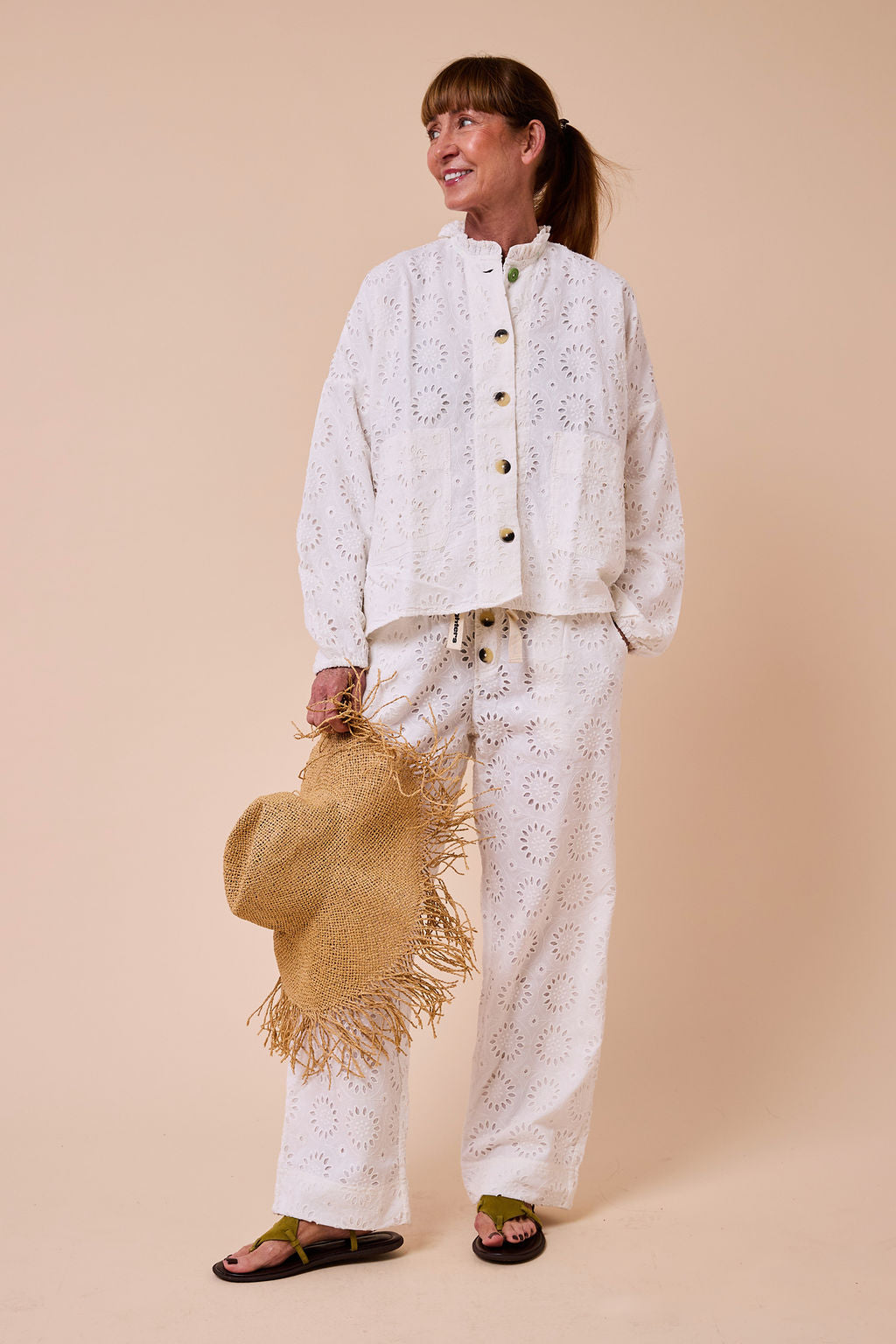 Phoenix Lace Day-j Set - Milk