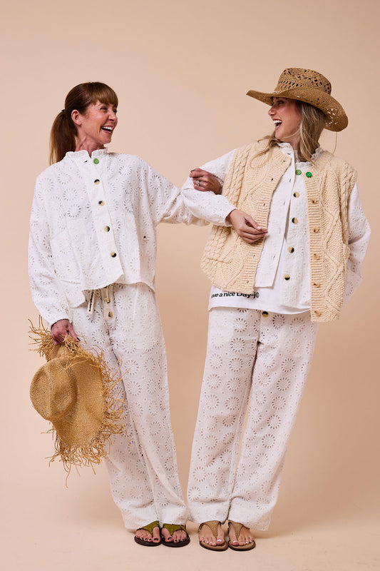 Phoenix Lace Day-j Set - Milk