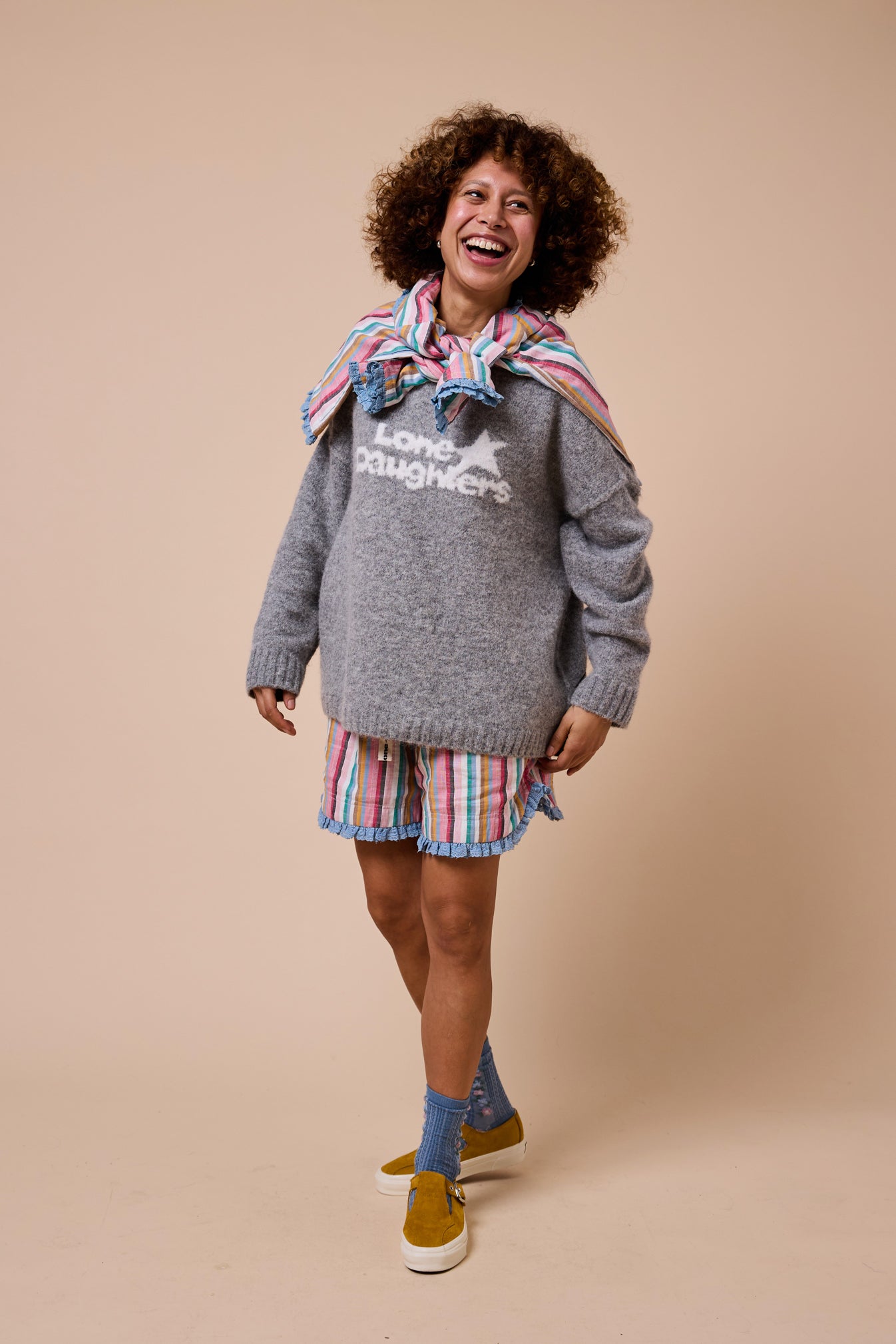 Daughters Club Bumper Jumper - Ash Grey