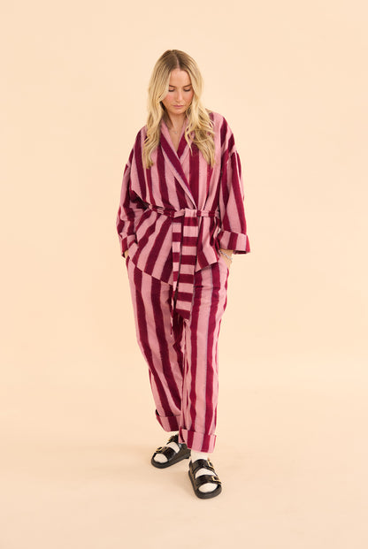 Big Top Stripe Wrap Star Day-j Set - Bordeaux