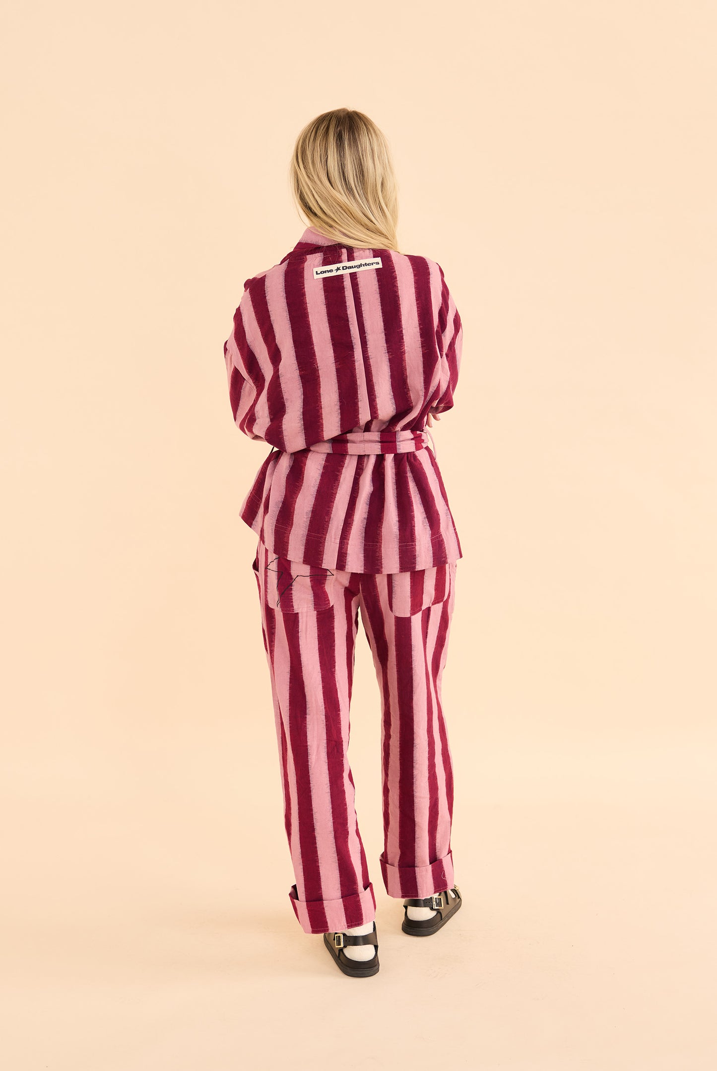 Big Top Stripe Wrap Star Day-j Set - Bordeaux